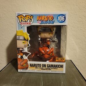 Funko Pop Rides Naruto Shippuden Naruto On Gamakichi (HT Exclusive) #106